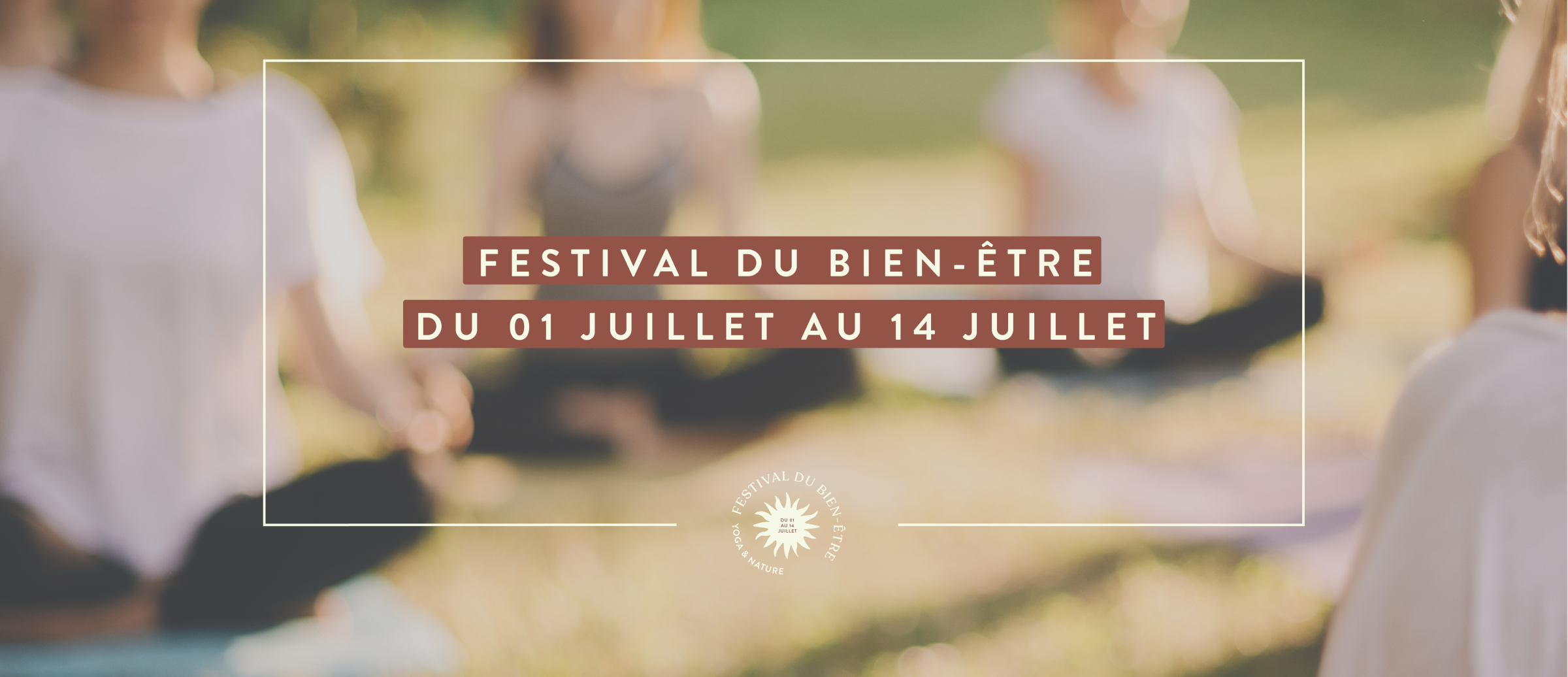 <center>Festival du bien-être :<br />Yoga & Nature au Domaine de Verdagne</center>